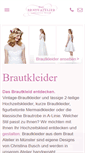 Mobile Screenshot of das-braut-atelier.de